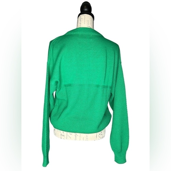 Sahara Vintage crewneck sweater 100% cotton EUC size Medium green - Picture 3 of 7